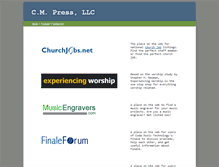 Tablet Screenshot of cmpress.net